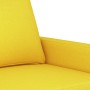 Sofá de 3 plazas de tela amarillo claro 180 cm de , Sofás - Ref: Foro24-359176, Precio: 276,10 €, Descuento: %