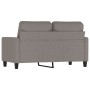 Sofá de 2 plazas de tela gris taupé 120 cm de , Sofás - Ref: Foro24-359162, Precio: 227,54 €, Descuento: %