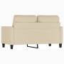 2-Sitzer-Sofa aus cremefarbenem Stoff, 120 cm von , Sofas - Ref: Foro24-359157, Preis: 227,79 €, Rabatt: %