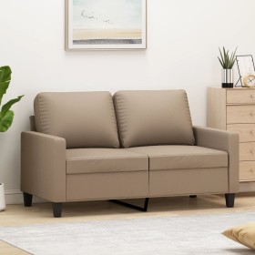 2-Sitzer-Sofa aus cappuccinofarbenem Kunstleder, 120 cm von , Sofas - Ref: Foro24-359136, Preis: 218,03 €, Rabatt: %