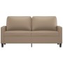 2-seater sofa in cappuccino-colored synthetic leather 140 cm by , Sofas - Ref: Foro24-359141, Price: 228,15 €, Discount: %