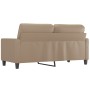 2-Sitzer-Sofa aus cappuccinofarbenem Kunstleder, 140 cm von , Sofas - Ref: Foro24-359141, Preis: 228,15 €, Rabatt: %