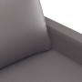 Sillón cuero sintético gris 60 cm de , Sofás - Ref: Foro24-359129, Precio: 154,02 €, Descuento: %