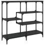 Mesa consola madera contrachapada negro 103x32x95 cm de , Mesas auxiliares - Ref: Foro24-833950, Precio: 69,83 €, Descuento: %