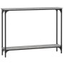 Mesa consola madera de ingeniería gris Sonoma 100x22,5x75 cm de , Mesas auxiliares - Ref: Foro24-834018, Precio: 46,50 €, Des...