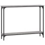 Mesa consola madera de ingeniería gris Sonoma 100x22,5x75 cm de , Mesas auxiliares - Ref: Foro24-834018, Precio: 46,50 €, Des...