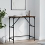 Oak brown engineered wood console table 75x32x75 cm by , Side tables - Ref: Foro24-834064, Price: 36,37 €, Discount: %