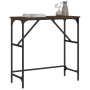 Oak brown engineered wood console table 75x32x75 cm by , Side tables - Ref: Foro24-834064, Price: 36,37 €, Discount: %