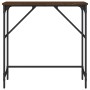 Mesa consola madera de ingeniería marrón roble 75x32x75 cm de , Mesas auxiliares - Ref: Foro24-834064, Precio: 36,37 €, Descu...