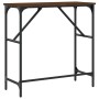 Oak brown engineered wood console table 75x32x75 cm by , Side tables - Ref: Foro24-834064, Price: 36,37 €, Discount: %