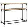 Mesa consola madera de ingeniería roble Sonoma 100x35,5x75 cm de , Mesas auxiliares - Ref: Foro24-834066, Precio: 50,24 €, De...