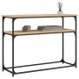 Mesa consola madera de ingeniería roble Sonoma 100x35,5x75 cm de , Mesas auxiliares - Ref: Foro24-834066, Precio: 50,24 €, De...