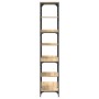 Sonoma oak steel engineered wood shelving 91x36x176 cm by , Bookcases and shelves - Ref: Foro24-835415, Price: 91,57 €, Disco...