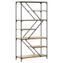 Sonoma oak steel engineered wood shelving 91x36x176 cm by , Bookcases and shelves - Ref: Foro24-835415, Price: 91,57 €, Disco...