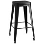 High table and bar stools 5 pieces black by , Furniture sets for kitchens and dining rooms - Ref: Foro24-3057457, Price: 443,...