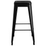 High table and bar stools 5 pieces black by , Furniture sets for kitchens and dining rooms - Ref: Foro24-3057457, Price: 443,...