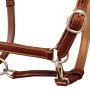 Ronzal/Cabestro de Cuero Marrón Ajustable Para Caballo Percherón de , Cabestros para caballos - Ref: Foro24-90887, Precio: 31...