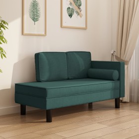 Divan sofa with cushions and dark green fabric pillow by , Daybeds - Ref: Foro24-355021, Price: 167,99 €, Discount: %