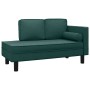 Sofá diván con cojines y almohada tela verde oscuro de , Divanes - Ref: Foro24-355021, Precio: 167,99 €, Descuento: %