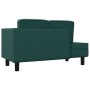 Sofá diván con cojines y almohada tela verde oscuro de , Divanes - Ref: Foro24-355021, Precio: 167,81 €, Descuento: %