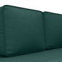 Sofá diván con cojines y almohada tela verde oscuro de , Divanes - Ref: Foro24-355021, Precio: 167,81 €, Descuento: %