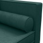 Sofá diván con cojines y almohada tela verde oscuro de , Divanes - Ref: Foro24-355021, Precio: 167,81 €, Descuento: %