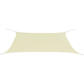 Cream Oxford fabric rectangular sail awning 4x6 m by vidaXL, Umbrellas - Ref: Foro24-42299, Price: 72,33 €, Discount: %