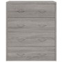 Aparador con 4 cajones gris Sonoma 60x30,5x71 cm de , Aparadores - Ref: Foro24-342581, Precio: 84,86 €, Descuento: %