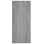 Aparador con 4 cajones gris Sonoma 60x30,5x71 cm de , Aparadores - Ref: Foro24-342581, Precio: 84,86 €, Descuento: %