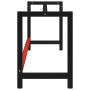 Black and red metal workbench structure 175x57x79 cm by , Table legs - Ref: Foro24-147930, Price: 72,24 €, Discount: %