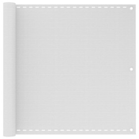 Toldo para balcón HDPE 90x400 cm blanco de vidaXL, Sombrillas - Ref: Foro24-42322, Precio: 25,99 €, Descuento: %