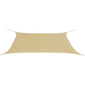 Rectangular sail awning beige Oxford fabric 4x6 m by vidaXL, Umbrellas - Ref: Foro24-42294, Price: 71,98 €, Discount: %