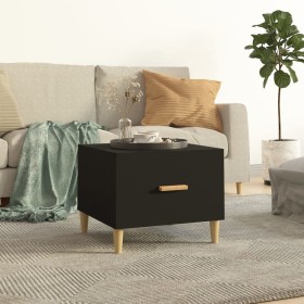 Black plywood coffee table 50x50x40 cm by , Coffee table - Ref: Foro24-812710, Price: 39,99 €, Discount: %