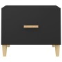 Mesa de centro madera contrachapada negro 50x50x40 cm de , Mesas de centro - Ref: Foro24-812710, Precio: 40,18 €, Descuento: %