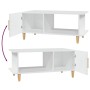 Mesa de centro madera contrachapada blanco 90x50x40 cm de , Mesas de centro - Ref: Foro24-812744, Precio: 56,52 €, Descuento: %