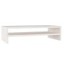 Solid white pine wood monitor stand 50x24x13 cm by , TV Furniture - Ref: Foro24-813915, Price: 25,01 €, Discount: %