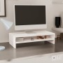 Soporte de monitor madera maciza de pino blanco 50x24x13 cm de , Muebles TV - Ref: Foro24-813915, Precio: 25,01 €, Descuento: %