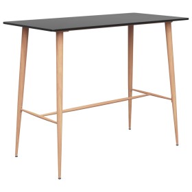 Black kitchen high table 120x60x105 cm by , Kitchen and dining tables - Ref: Foro24-248146, Price: 157,15 €, Discount: %