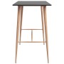 Black kitchen high table 120x60x105 cm by , Kitchen and dining tables - Ref: Foro24-248146, Price: 156,94 €, Discount: %