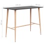 Black kitchen high table 120x60x105 cm by , Kitchen and dining tables - Ref: Foro24-248146, Price: 156,94 €, Discount: %