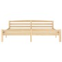 Solid pine wood bed frame 200x200 cm by vidaXL, Beds and slatted bases - Ref: Foro24-322067, Price: 106,26 €, Discount: %