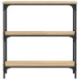 Mesa consola madera de ingeniería roble Sonoma 75x22,5x75 cm de , Mesas auxiliares - Ref: Foro24-834031, Precio: 46,52 €, Des...