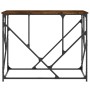 Mesa consola madera de ingeniería roble ahumado 100x40x80 cm de , Mesas auxiliares - Ref: Foro24-834117, Precio: 53,87 €, Des...