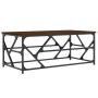 Mesa de centro madera contrachapada roble marrón 100x50x40 cm de , Mesas de centro - Ref: Foro24-834129, Precio: 52,07 €, Des...