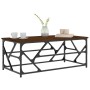 Mesa de centro madera contrachapada roble marrón 100x50x40 cm de , Mesas de centro - Ref: Foro24-834129, Precio: 52,07 €, Des...