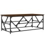 Mesa de centro madera contrachapada roble marrón 100x50x40 cm de , Mesas de centro - Ref: Foro24-834129, Precio: 52,07 €, Des...