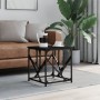 Black engineered wood coffee table 45x45x47.5 cm by , Coffee table - Ref: Foro24-834120, Price: 39,62 €, Discount: %