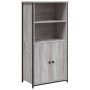 Tall plywood Sonoma gray sideboard 62x36x121.5 cm by , Sideboards - Ref: Foro24-834213, Price: 93,93 €, Discount: %