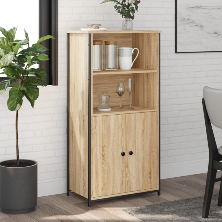 Tall oak Sonoma plywood sideboard 62x36x121.5 cm by , Sideboards - Ref: Foro24-834211, Price: 91,23 €, Discount: %