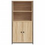 Tall oak Sonoma plywood sideboard 62x36x121.5 cm by , Sideboards - Ref: Foro24-834211, Price: 91,23 €, Discount: %